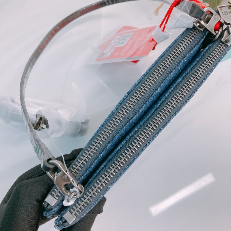 MS0665 Diesel 迪賽兩用包包 1DR Twin Logo Crossbody Bag Denim Blue-6