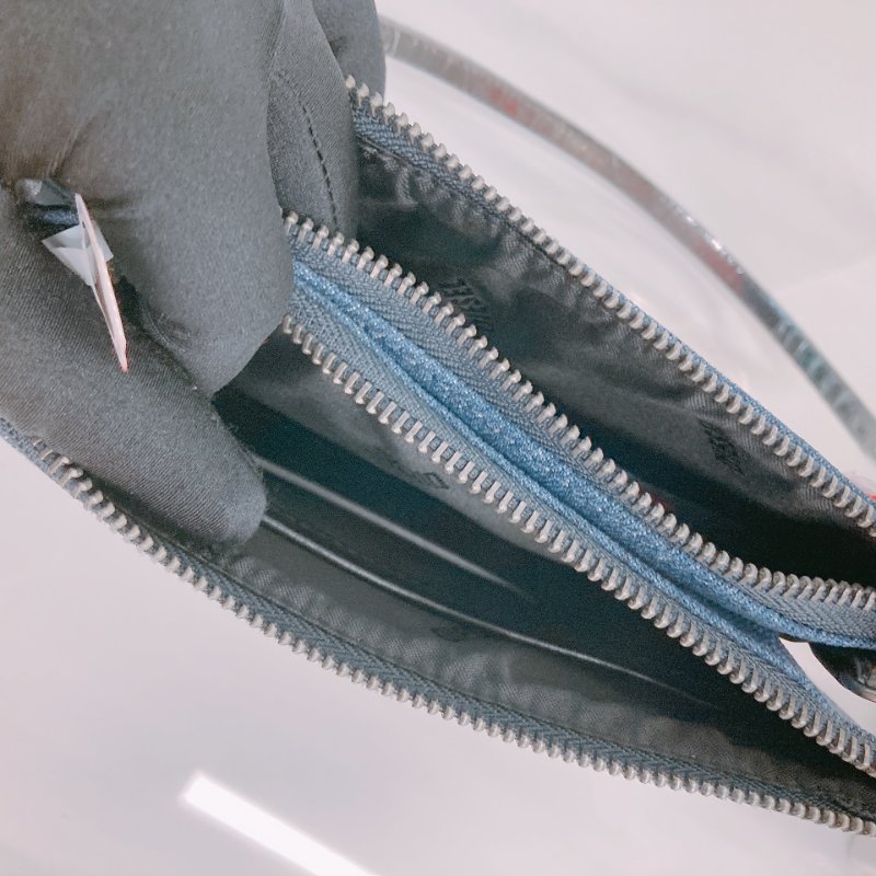 MS0665 Diesel 迪賽兩用包包 1DR Twin Logo Crossbody Bag Denim Blue-9