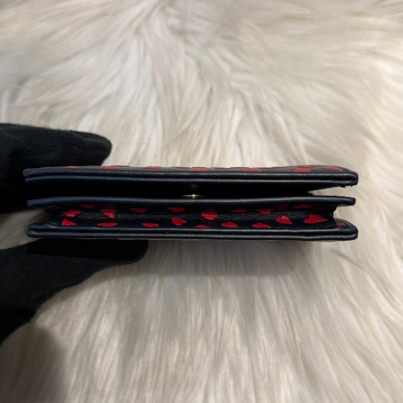 全新 Dior Lady Heart 限定款愛心對開短夾-8