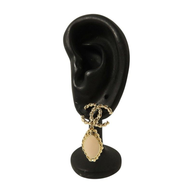 CHANEL 金屬/PVC Earrings耳環-6