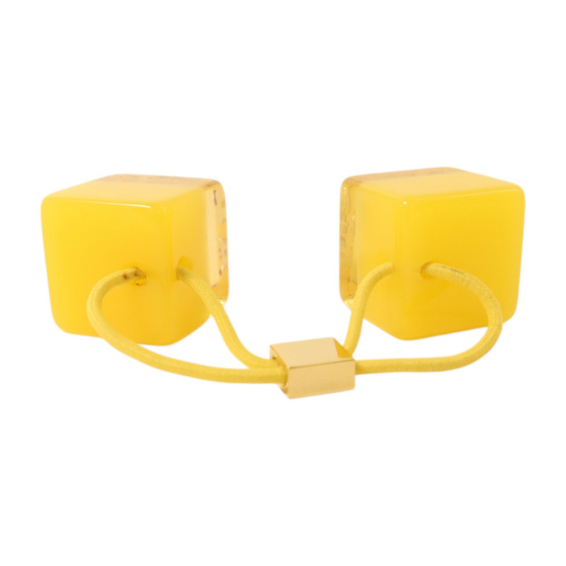 LOUIS VUITTON PVC Hair Cube金扣髮圈-1