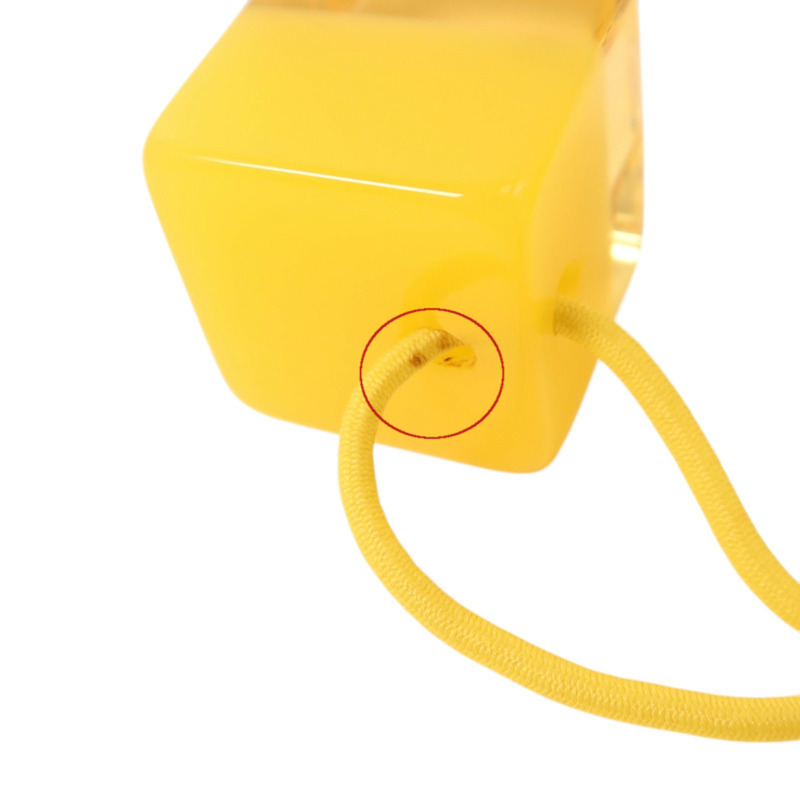 LOUIS VUITTON PVC Hair Cube金扣髮圈-4