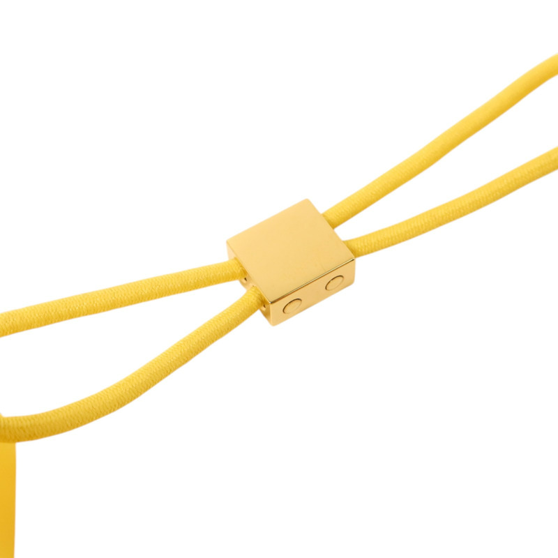 LOUIS VUITTON PVC Hair Cube金扣髮圈-5