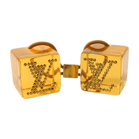 LOUIS VUITTON PVC Hair Cube金扣髮圈