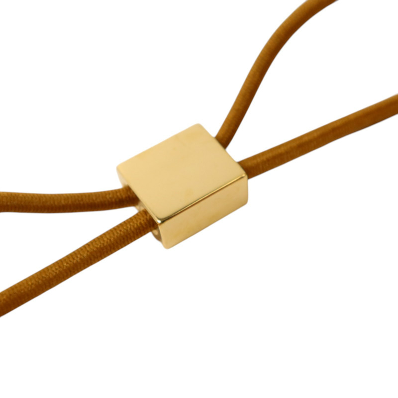 LOUIS VUITTON PVC Hair Cube金扣髮圈-5