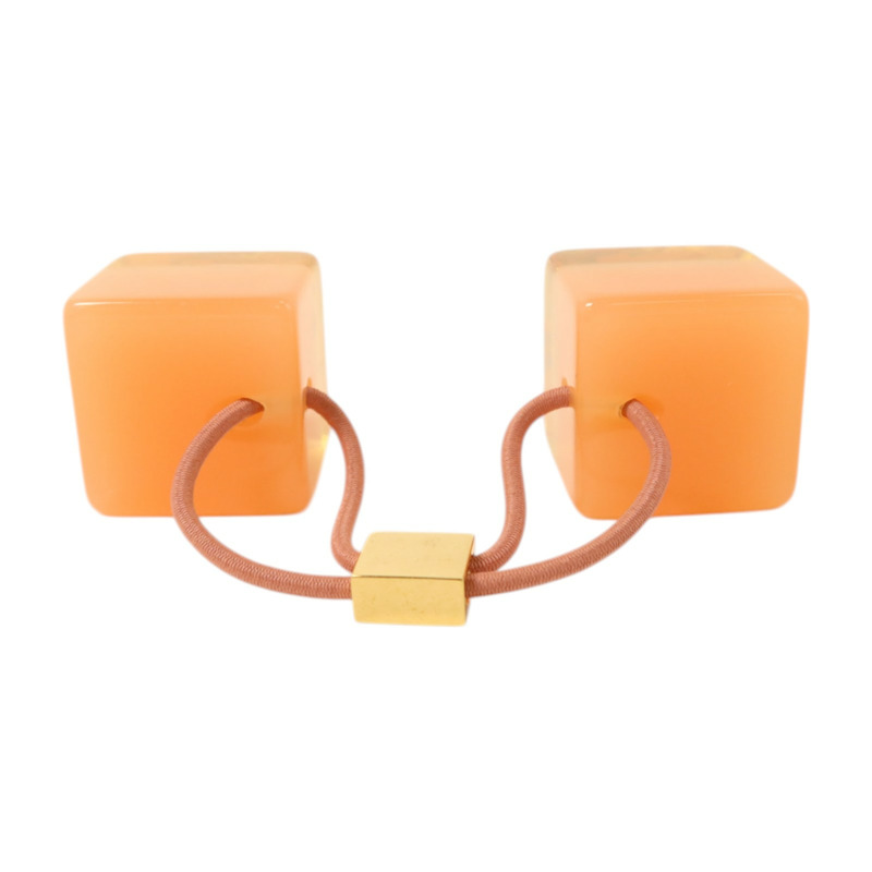 LOUIS VUITTON PVC Hair Cube金扣髮圈-2