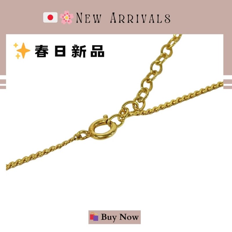 🛍️🎁 26 🔥 4月新品【預訂】💖 🔥💖 ✨Christian Dior CD 金色水鑽頸鏈 Necklace Dior 閃石頸鏈 Dior 頸鏈-4