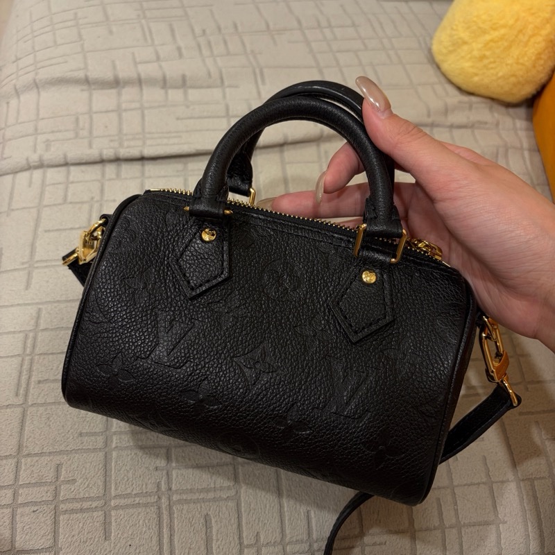 LV 黑色nano speedy 全配 98成新 誠可議-3