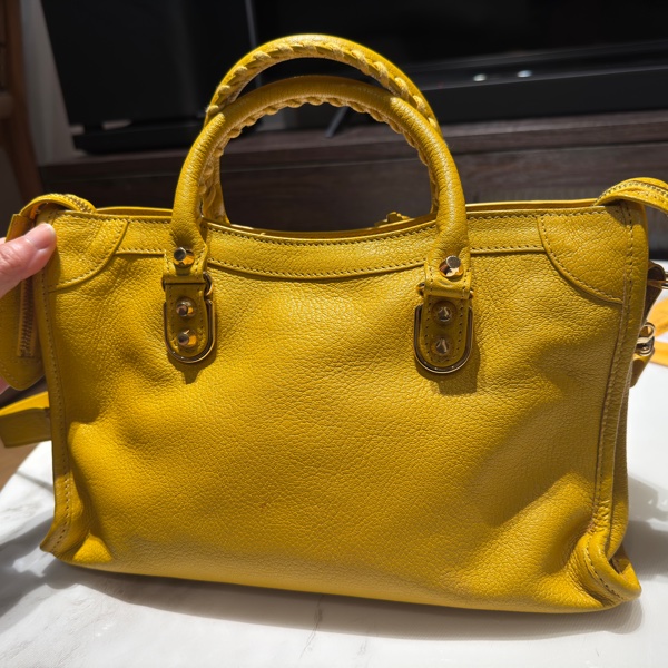 Balenciaga巴黎世家機車包9成新-7