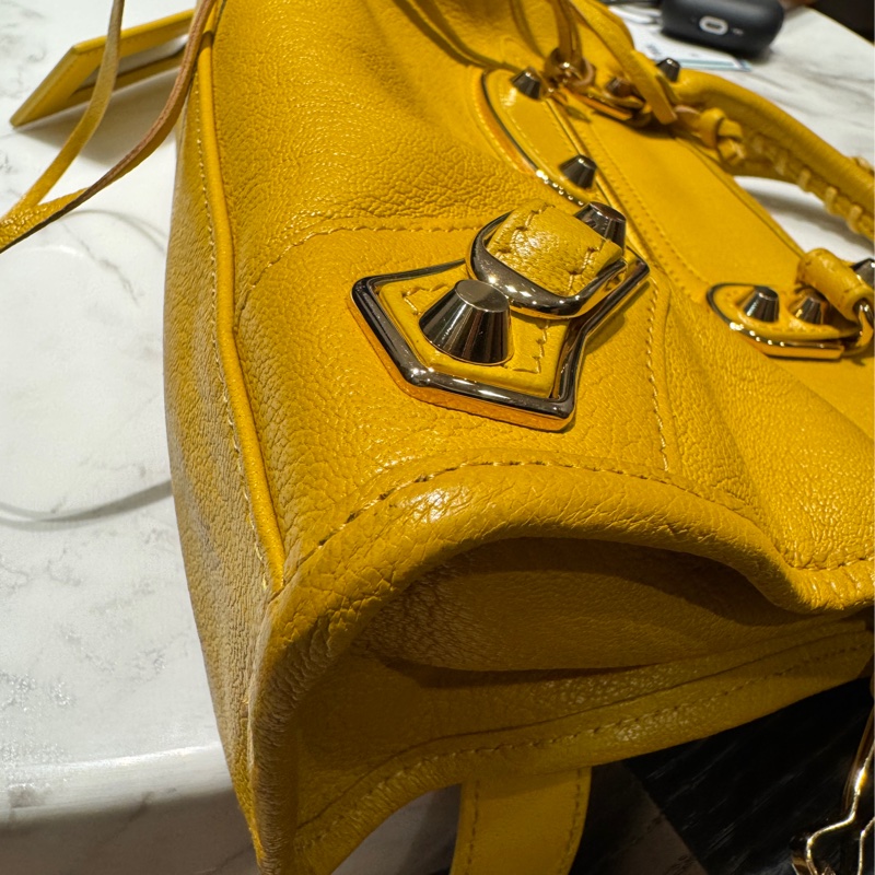 Balenciaga巴黎世家機車包9成新-9