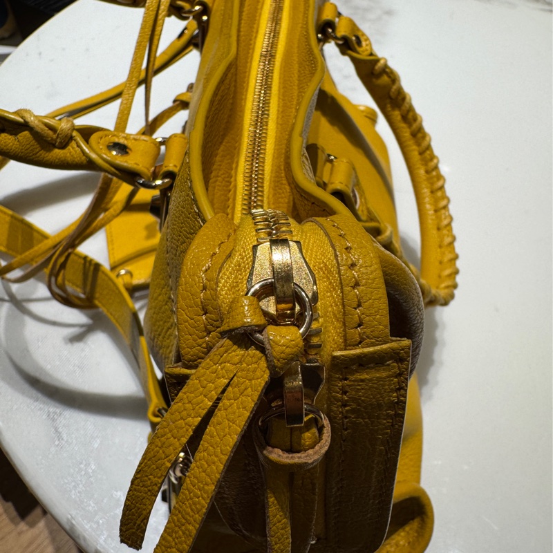 Balenciaga巴黎世家機車包9成新-15