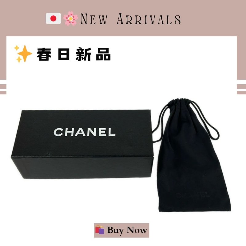 🛍️🎁 26 🔥 4月新品【預訂】🔥💖 ✨CHANEL 經典款 黑色 x 深灰色 x 淺灰色太陽眼鏡 Chanel Vintage Sunglasses-4