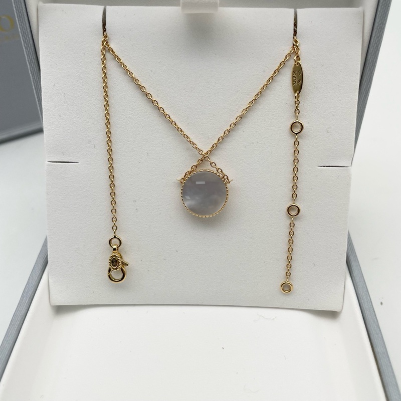 dior迪奧八芒星白貝母羅盤項鍊 Rose des Vents系列項鍊-4