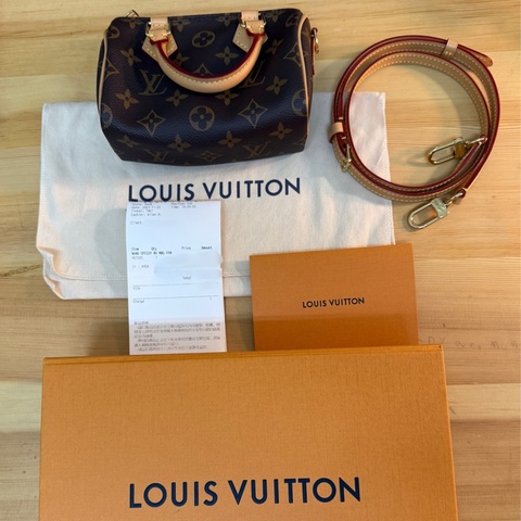 9.9新Louis Vuitton Monogram Nano Speedy