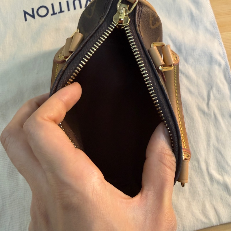 9.9新Louis Vuitton Monogram Nano Speedy-8