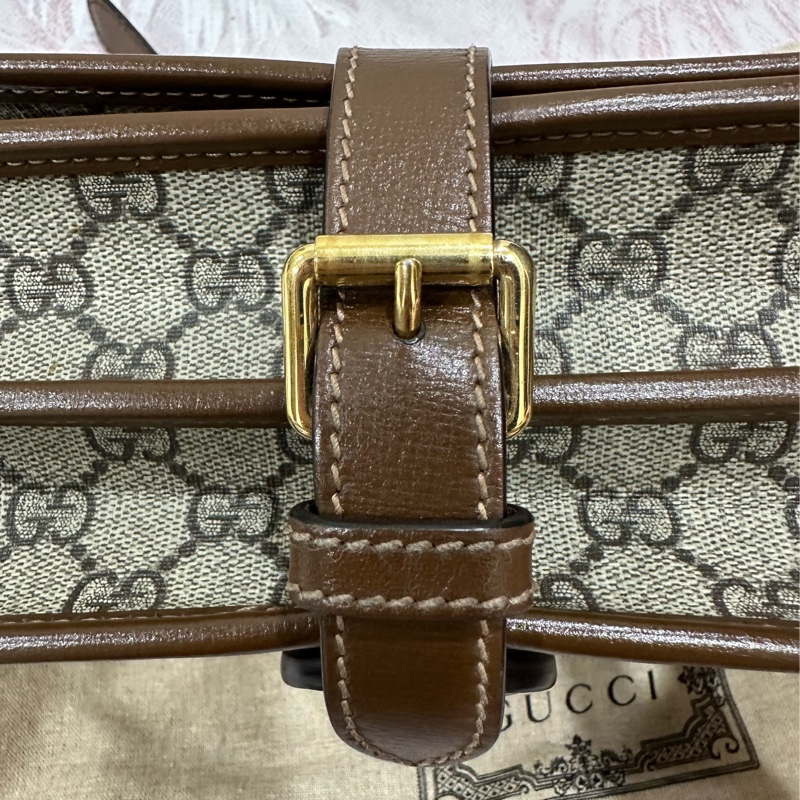 Gucci Retro 老花 風琴郵差包-2