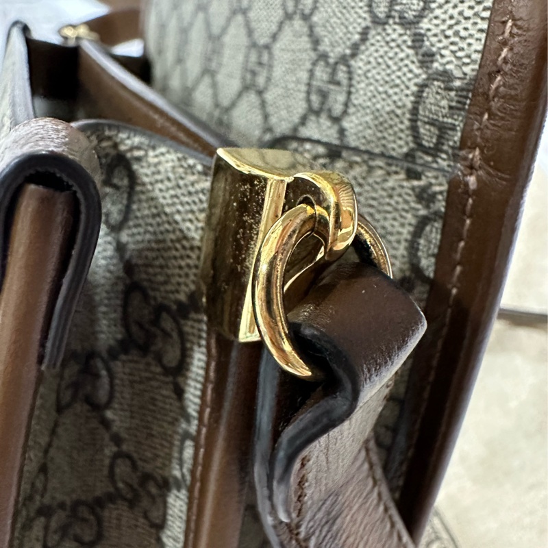 Gucci Retro 老花 風琴郵差包-3