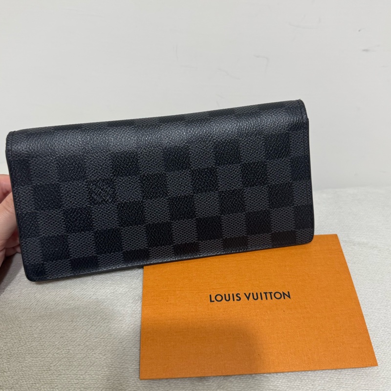 Lv棋盤格長夾芯片款-1