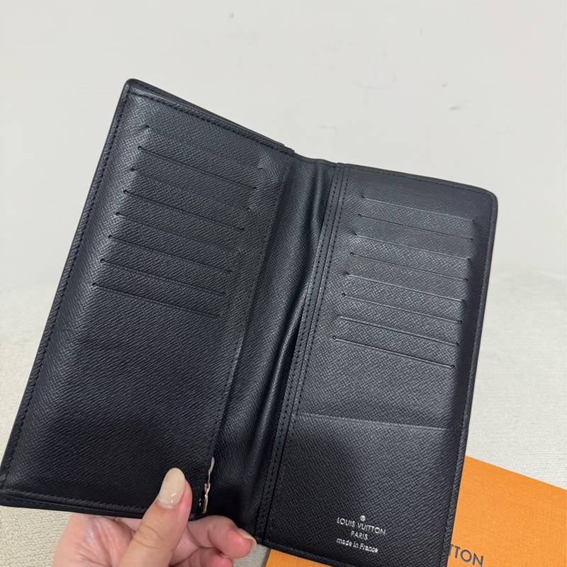 Lv棋盤格長夾芯片款-11