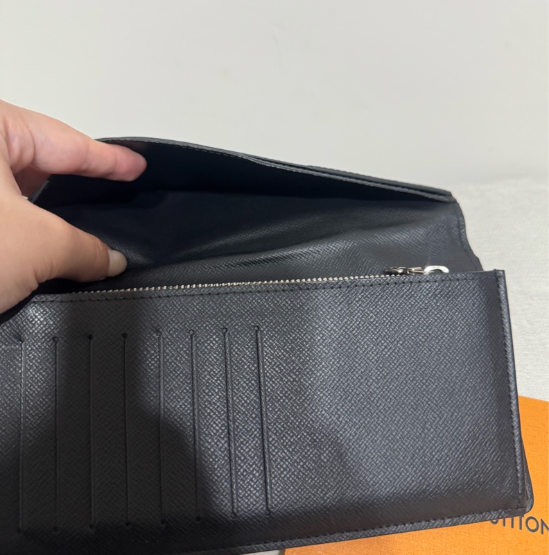 Lv棋盤格長夾芯片款-12