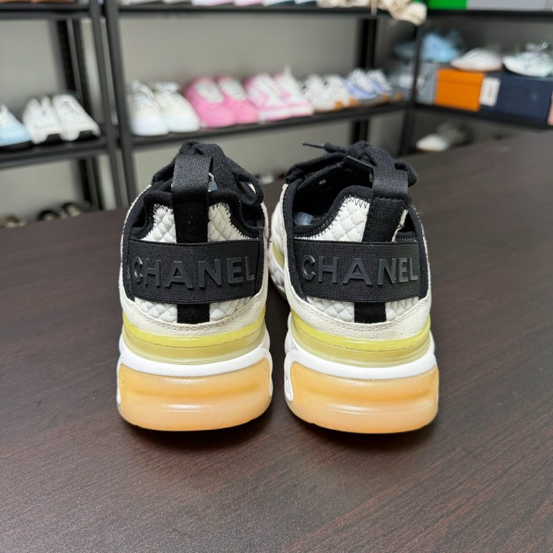 Chanel香奈兒白綠氣墊運動鞋 37.5碼-5
