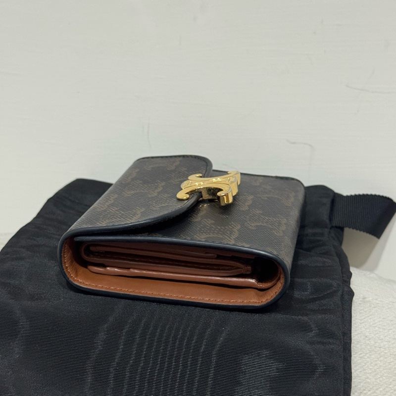 Celine經典老花短夾-3