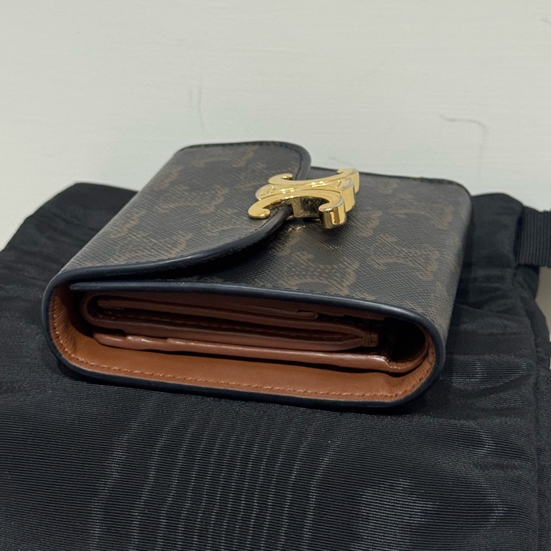 Celine經典老花短夾-5