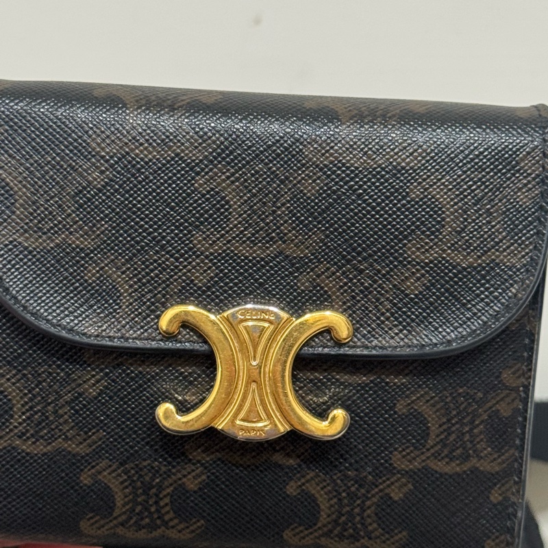 Celine經典老花短夾-8