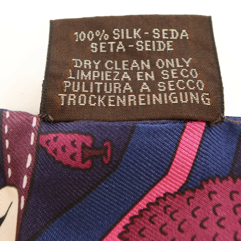 HERMES 絲質Twilly絲巾-7