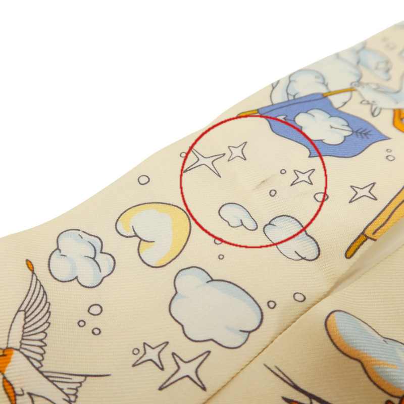 HERMES 絲質Twilly絲巾-8