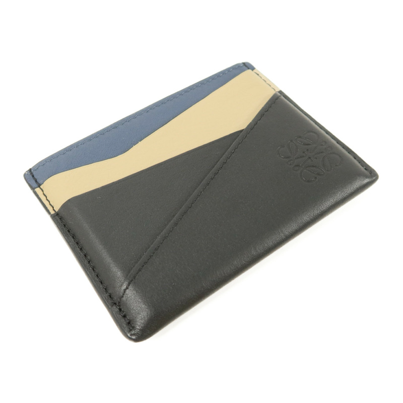 LOEWE 牛皮皮革Puzzle Plain Card Holder卡片套-3