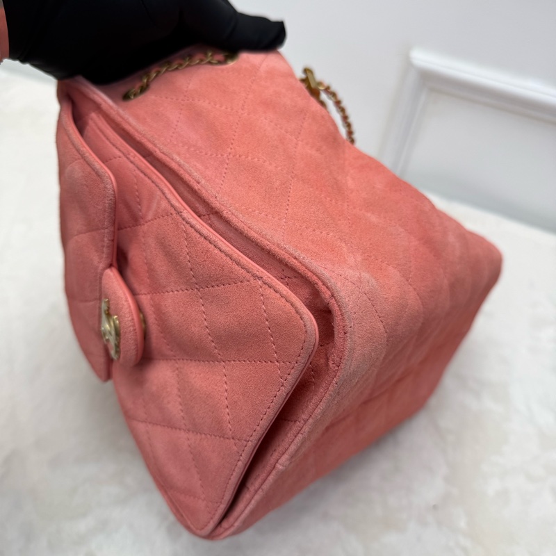 Chanel 25bag 麂皮小號大全套「震撼優惠價」-7