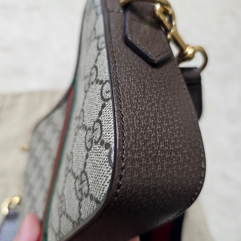 gucci 側背包 95新 棕老花 699439-7