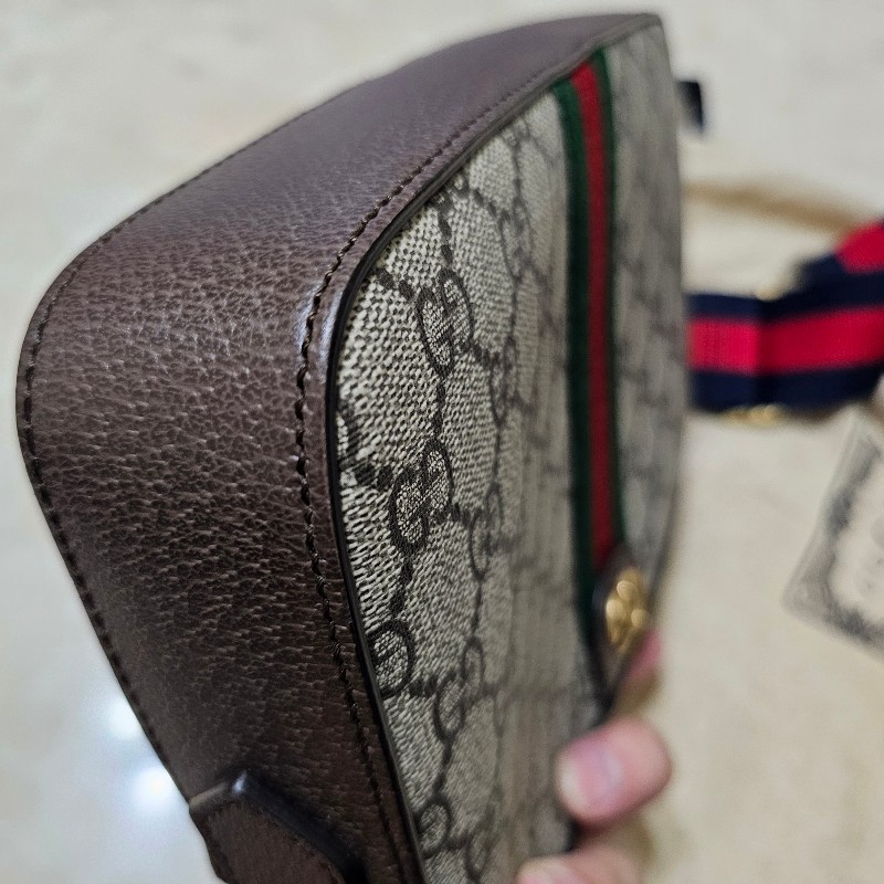 gucci 側背包 95新 棕老花 699439-9