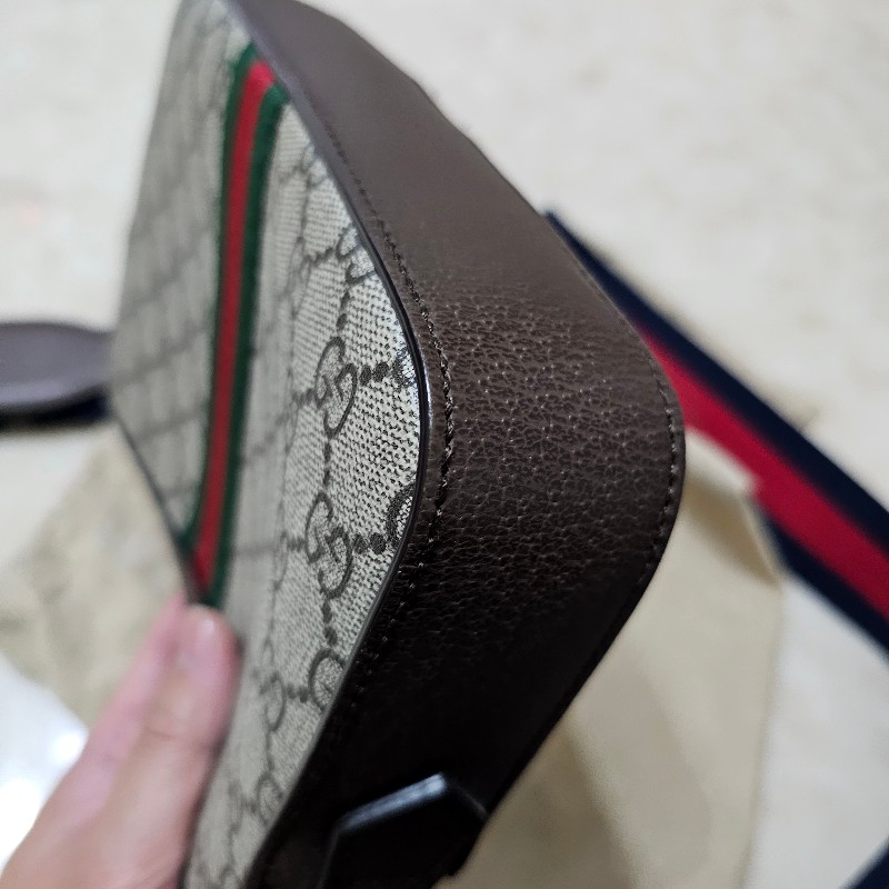 gucci 側背包 95新 棕老花 699439-10