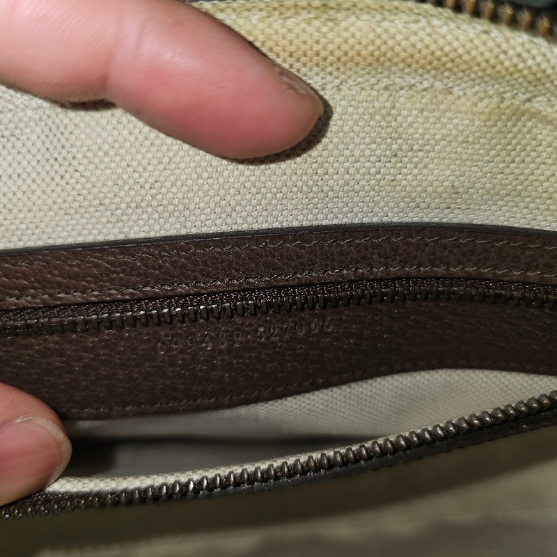 gucci 側背包 95新 棕老花 699439-13