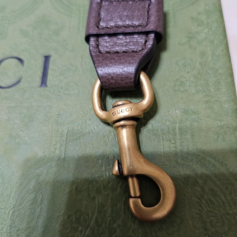 gucci 側背包 95新 棕老花 699439-16