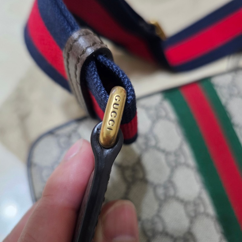 gucci 側背包 95新 棕老花 699439-20