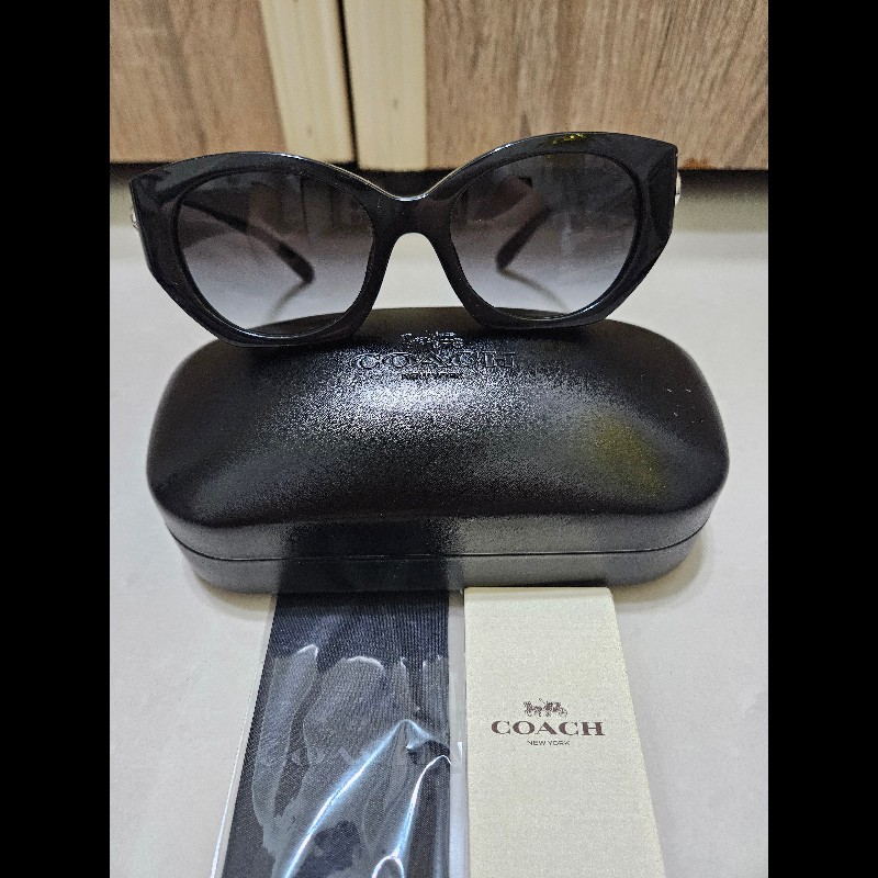 Coach 大 Logo 方框墨鏡-6