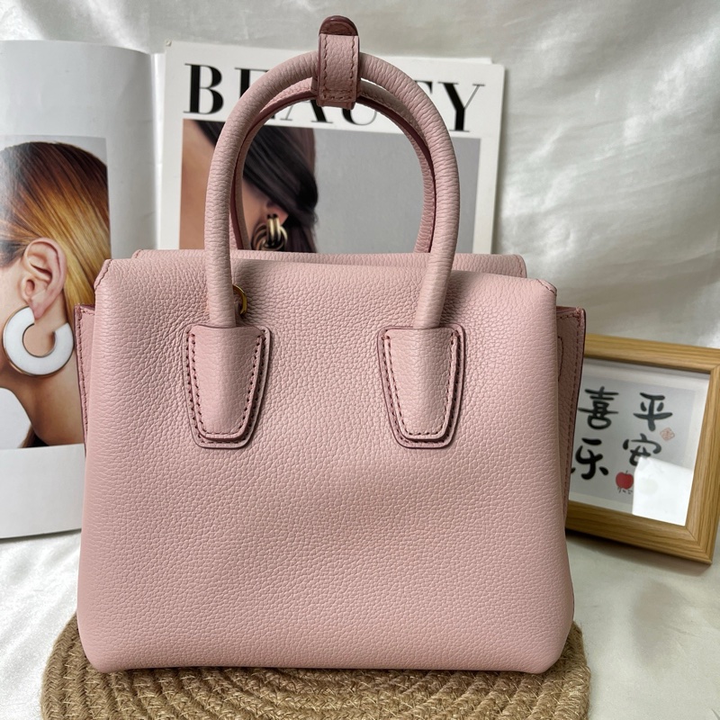 MCM milla米拉小號粉色手提包-1