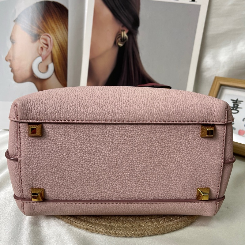 MCM milla米拉小號粉色手提包-4