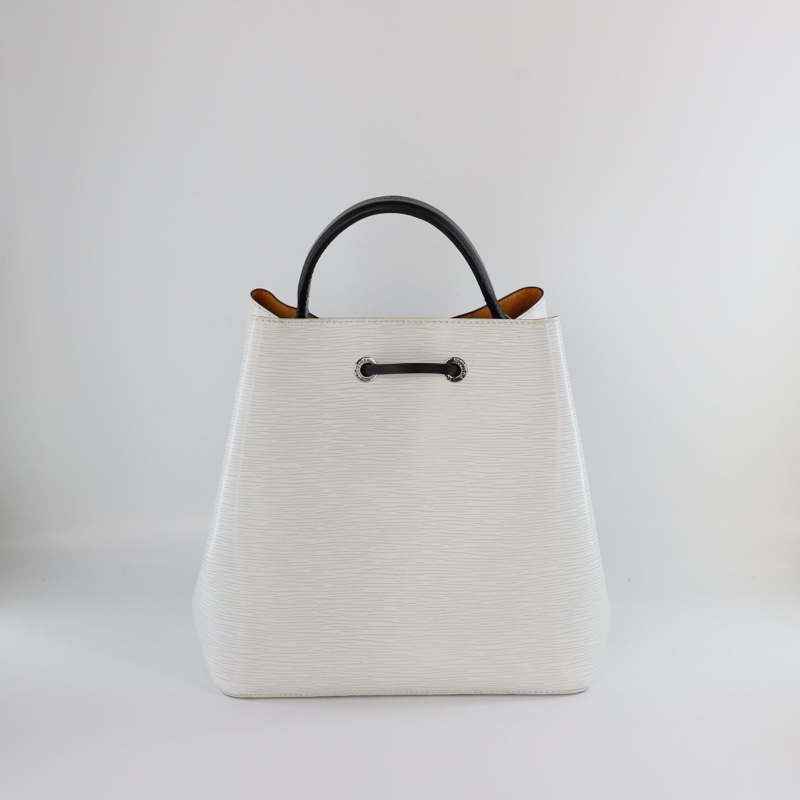 Louis Vuitton路易威登 Neonoe白色Epi皮水波紋水桶包 尺寸:26x26x17.5 皮標款 有芯片-1