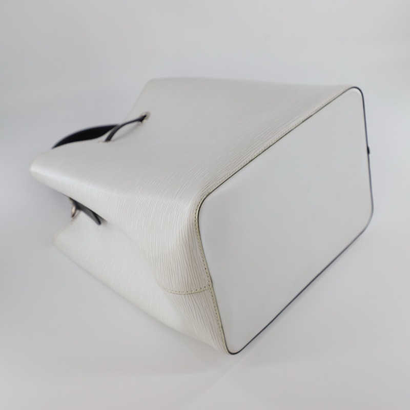 Louis Vuitton路易威登 Neonoe白色Epi皮水波紋水桶包 尺寸:26x26x17.5 皮標款 有芯片-7