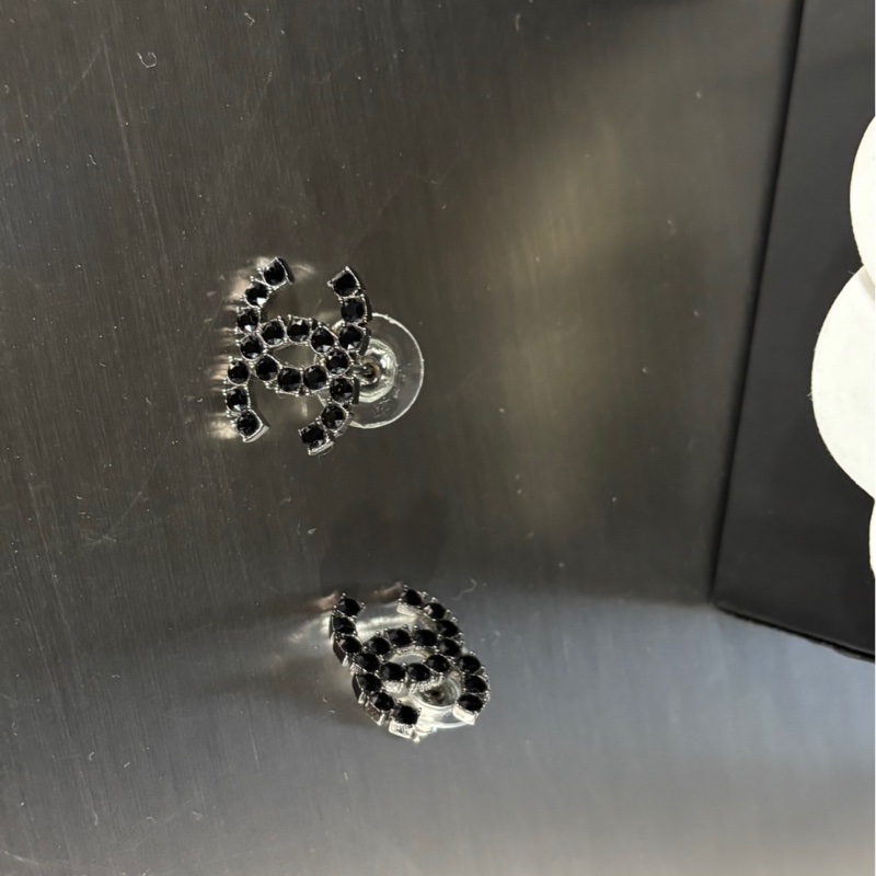 近全新🌟Chanel 黑鑽耳釘|Classic Trend CT精品|台北東區實體-3