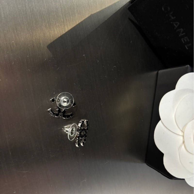 近全新🌟Chanel 黑鑽耳釘|Classic Trend CT精品|台北東區實體-6