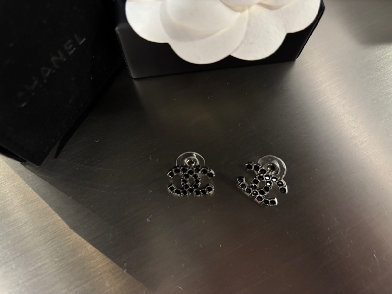 近全新🌟Chanel 黑鑽耳釘|Classic Trend CT精品|台北東區實體-8