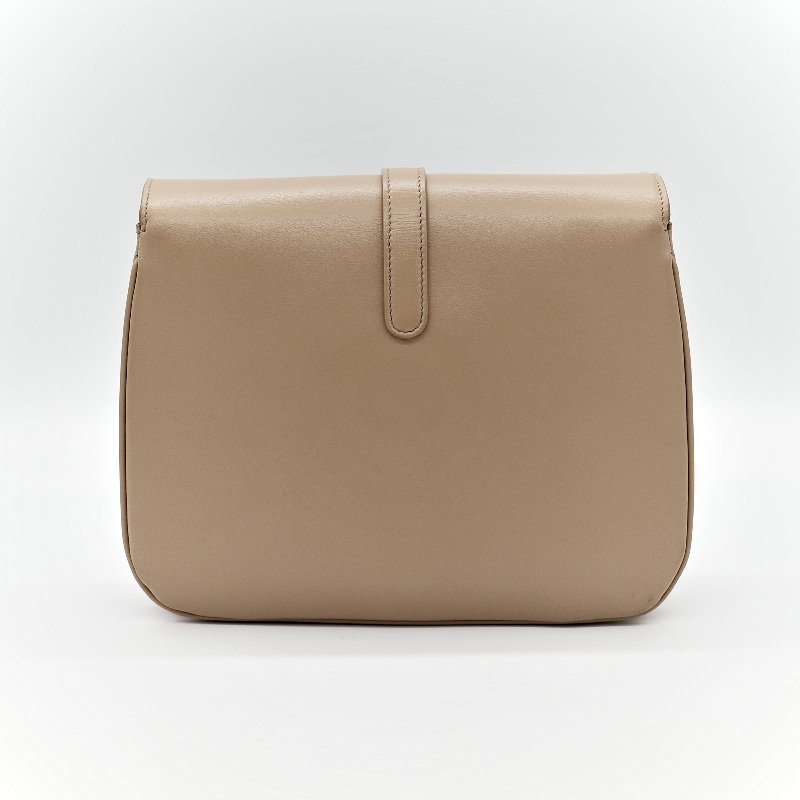 Celine 思琳 奶茶色 牛皮 新款 風琴包 斜挎包 豆腐包-10