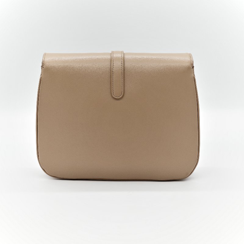 Celine 思琳 奶茶色 牛皮 新款 風琴包 斜挎包 豆腐包-17