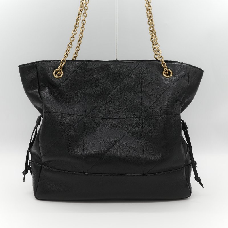 全新品(官網同步在售118,000♥️)Saint Laurent 聖羅蘭 JAMIE 黑色 小羊皮 手提袋 托特包 單肩包-5