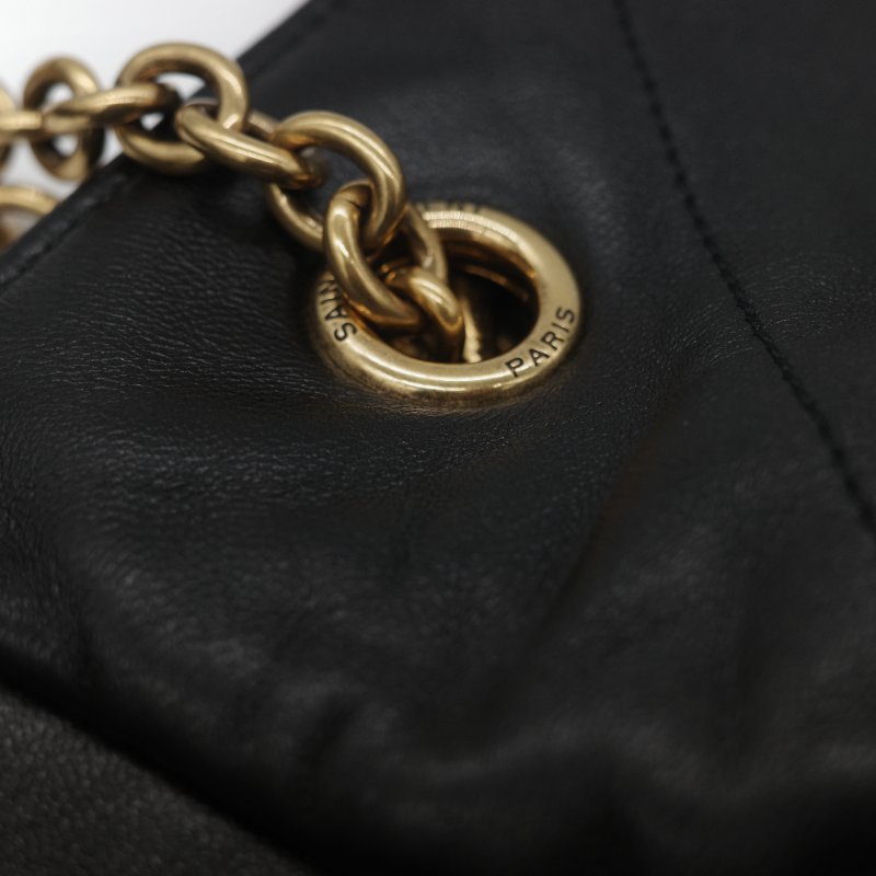 全新品(官網同步在售118,000♥️)Saint Laurent 聖羅蘭 JAMIE 黑色 小羊皮 手提袋 托特包 單肩包-15